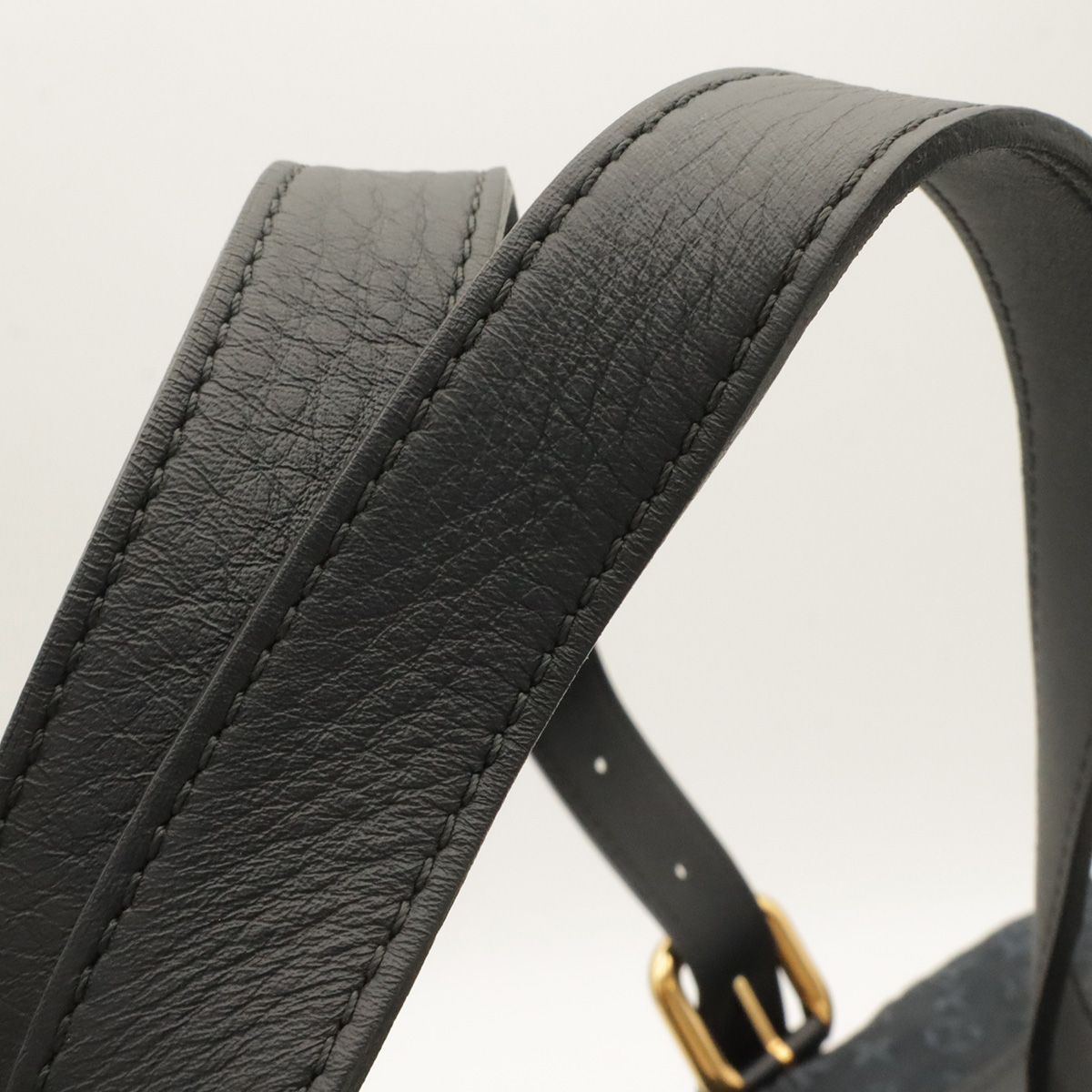 Louis Vuitton Monogram Mini Louise Boston Bag Canvas Blue — view 4