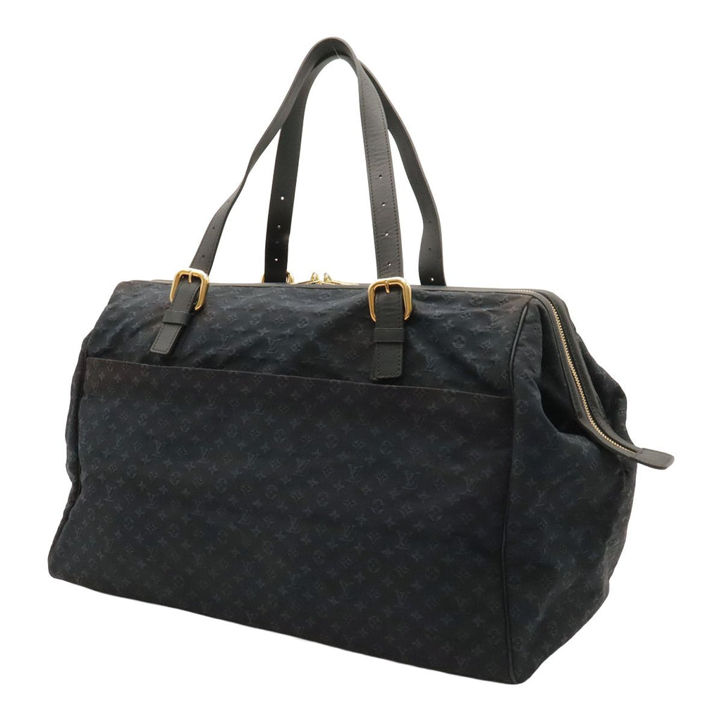 Louis Vuitton Monogram Mini Louise Boston Bag Canvas Blue — view 2