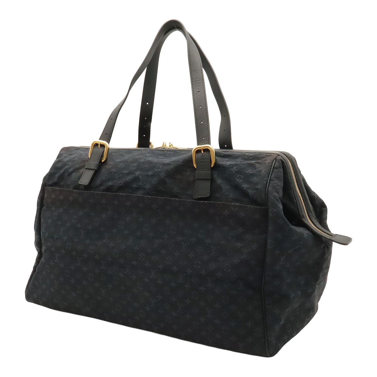 Louis Vuitton Monogram Mini Louise Boston Bag Canvas Blue — view 2