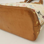 Louis Vuitton Monogram Multicolor Alma Handbag Blanc White — view 3