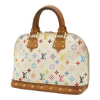 Louis Vuitton Monogram Multicolor Alma Handbag Blanc White — view 2