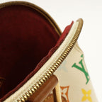 Louis Vuitton Monogram Multicolor Alma Handbag Blanc White — view 8