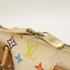 Louis Vuitton Monogram Multicolor Alma Handbag Blanc White — view 5