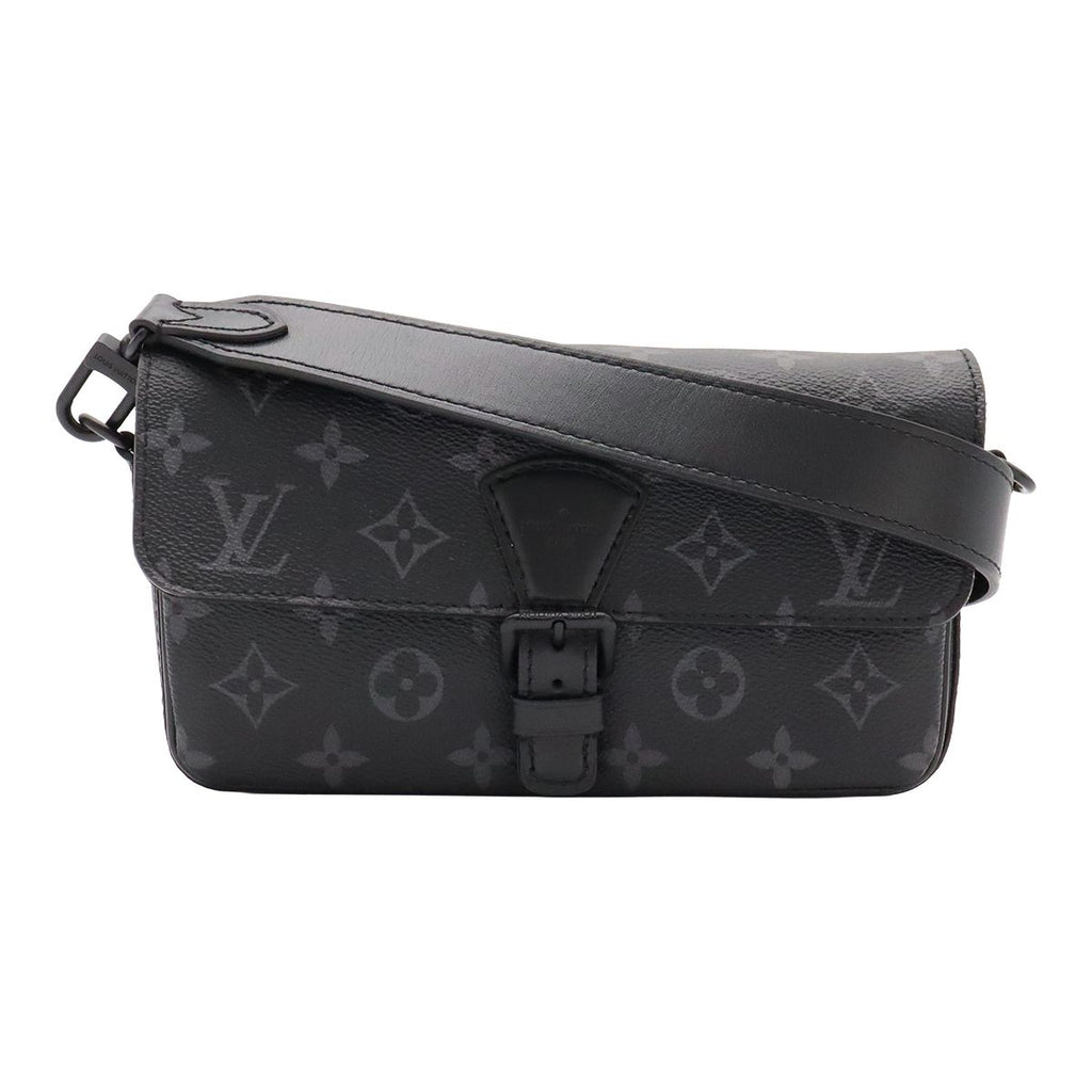 Louis Vuitton Monogram Eclipse Montsouris Wearable Wallet Shoulder Bag Waist