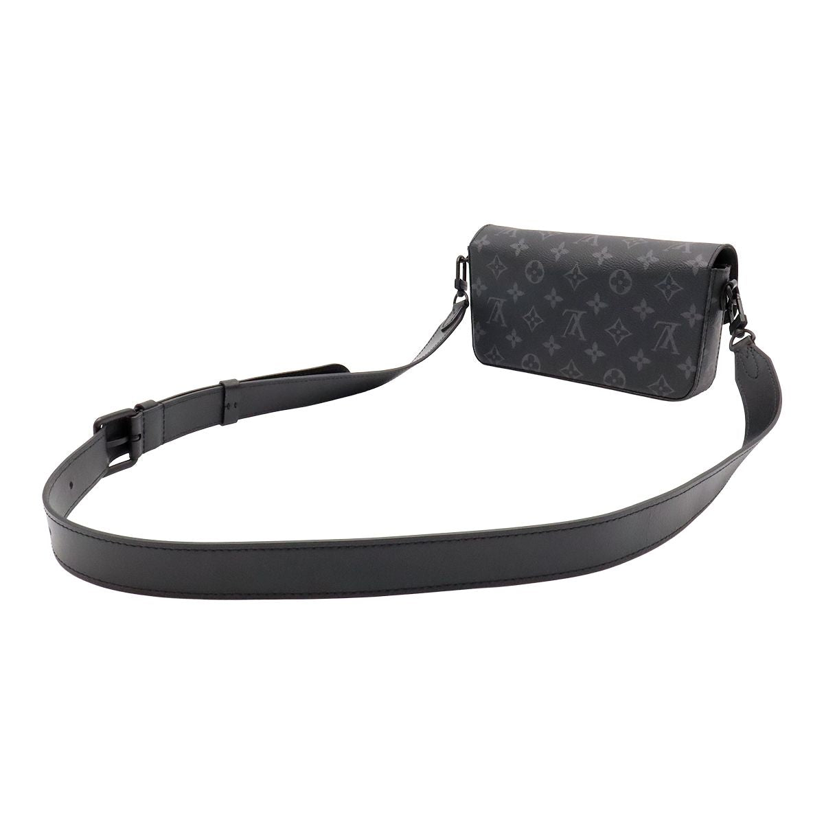 Louis Vuitton Monogram Eclipse Montsouris Wearable Wallet Shoulder Bag Waist — view 2