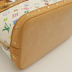 Louis Vuitton Monogram Multicolor Alma Handbag Blanc White — view 3