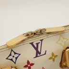 Louis Vuitton Monogram Multicolor Alma Handbag Blanc White — view 7