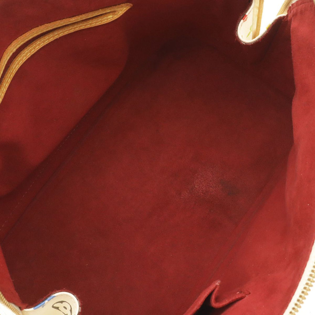 Louis Vuitton Monogram Multicolor Alma Handbag Blanc White — view 8