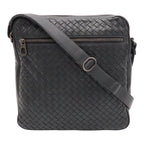 Bottega Veneta Intrecciato Shoulder Bag Crossbody Black