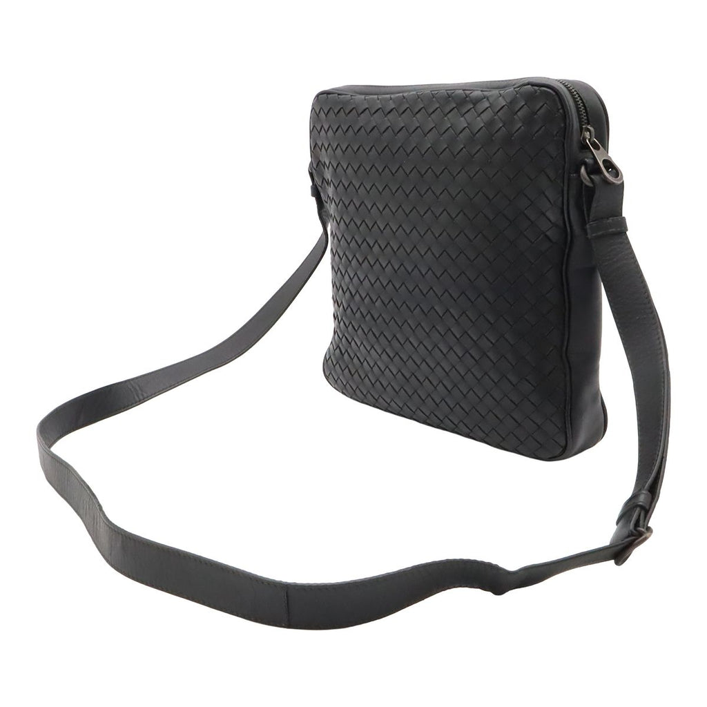 Bottega Veneta Intrecciato Shoulder Bag Crossbody Black — view 2