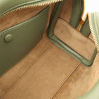 Loewe Amazona 16 Square Anagram Mini Bag 2-Way Leather Green Gold — view 7