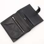 Hermes Bearn Compact Bifold Wallet Leather Black Silver — view 5