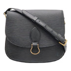 Louis Vuitton Epi Saint-cloud Shoulder Bag Pochette Crossbody Leather Noir