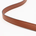 Celine Teen Triomphe Pochette Shoulder Bag Canvas Leather Natural Tan Brown Gold — view 4