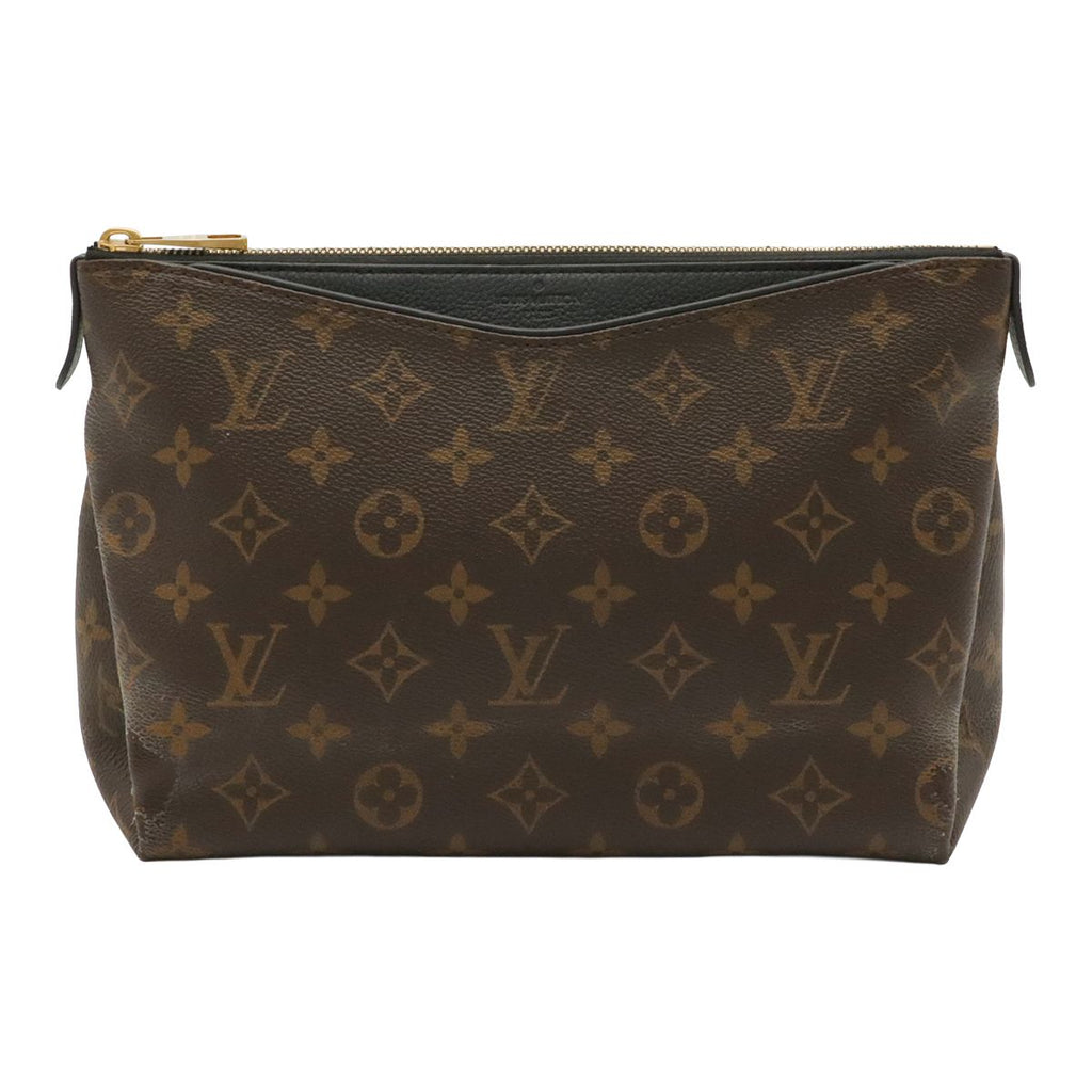 Louis Vuitton Monogram Pallas Beauty Case Clutch Pouch Noir Black