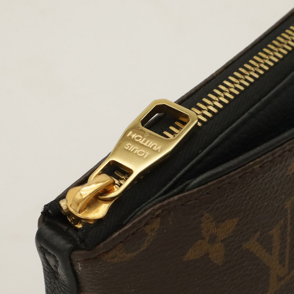 Louis Vuitton Monogram Pallas Beauty Case Clutch Pouch Noir Black — view 4