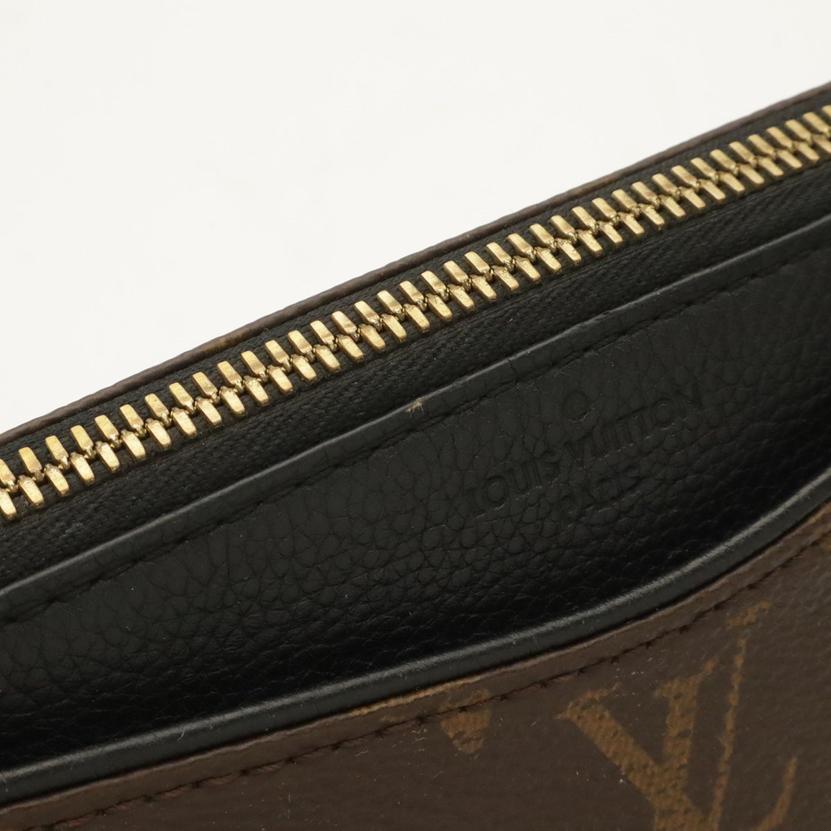 Louis Vuitton Monogram Pallas Beauty Case Clutch Pouch Noir Black — view 5