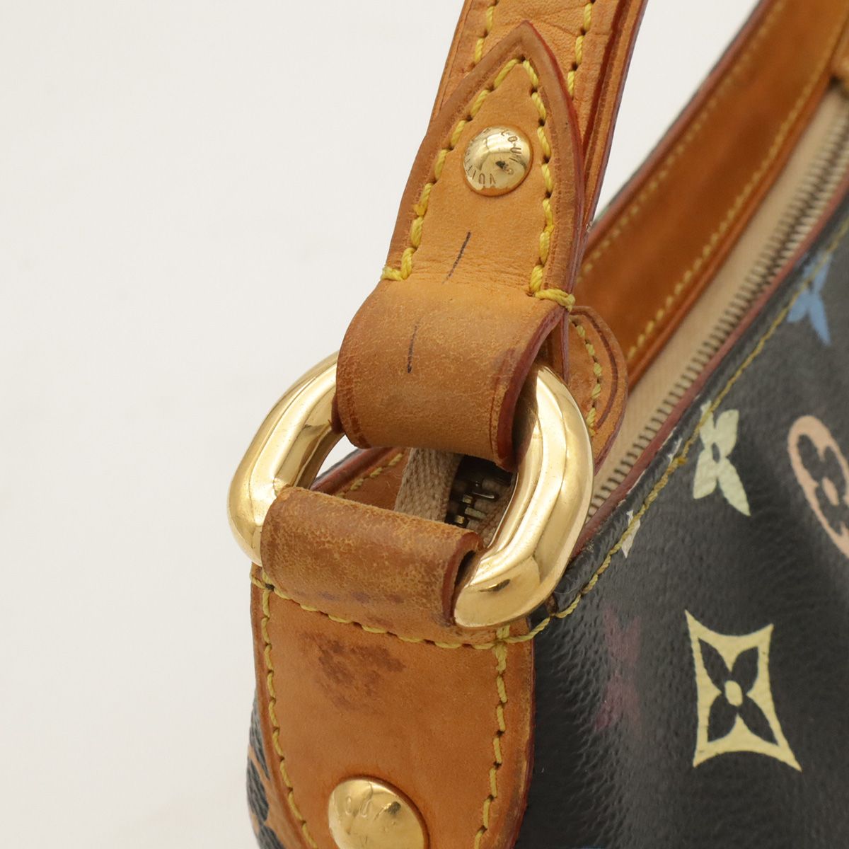 Louis Vuitton Monogram Multicolor Eliza Shoulder Bag Noir Black — view 4