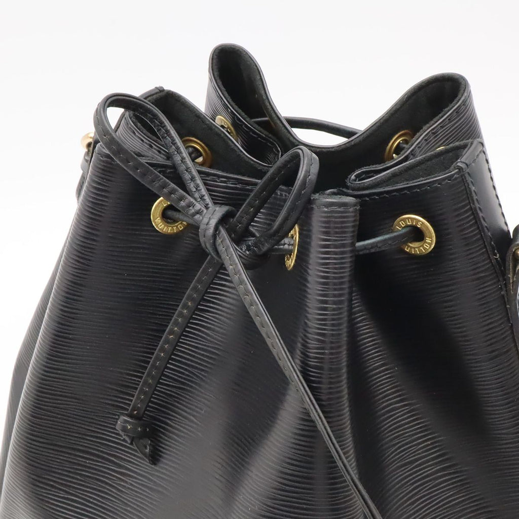 Louis Vuitton Epi Noe Shoulder Bag Drawstring Noir Black Gold — view 4