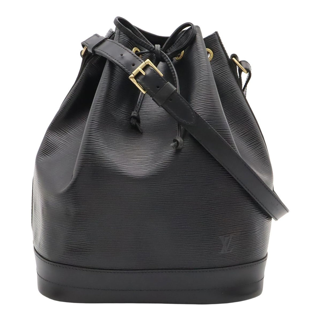 Louis Vuitton Epi Noe Shoulder Bag Drawstring Noir Black Gold