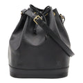 Louis Vuitton Epi Noe Shoulder Bag Drawstring Noir Black Gold