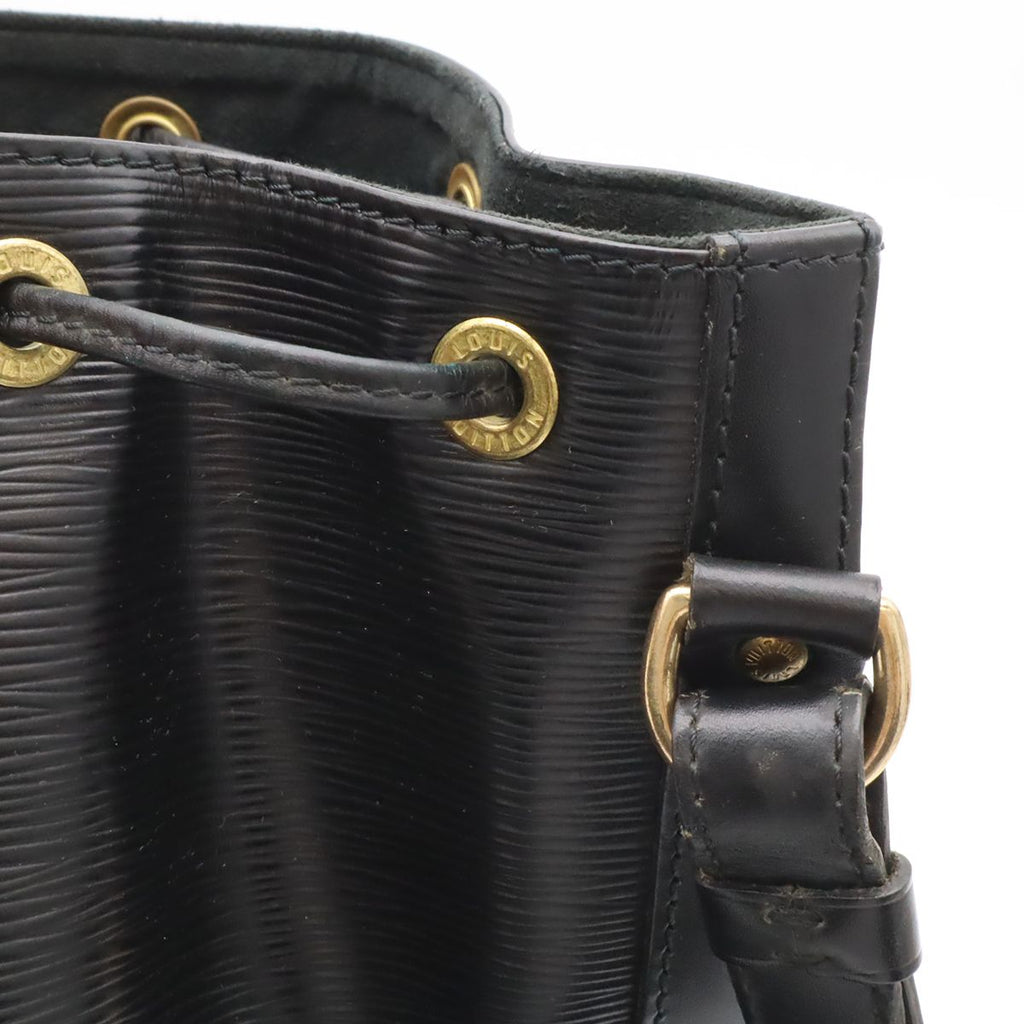 Louis Vuitton Epi Noe Shoulder Bag Drawstring Noir Black Gold — view 6