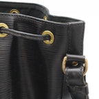 Louis Vuitton Epi Noe Shoulder Bag Drawstring Noir Black Gold — view 6