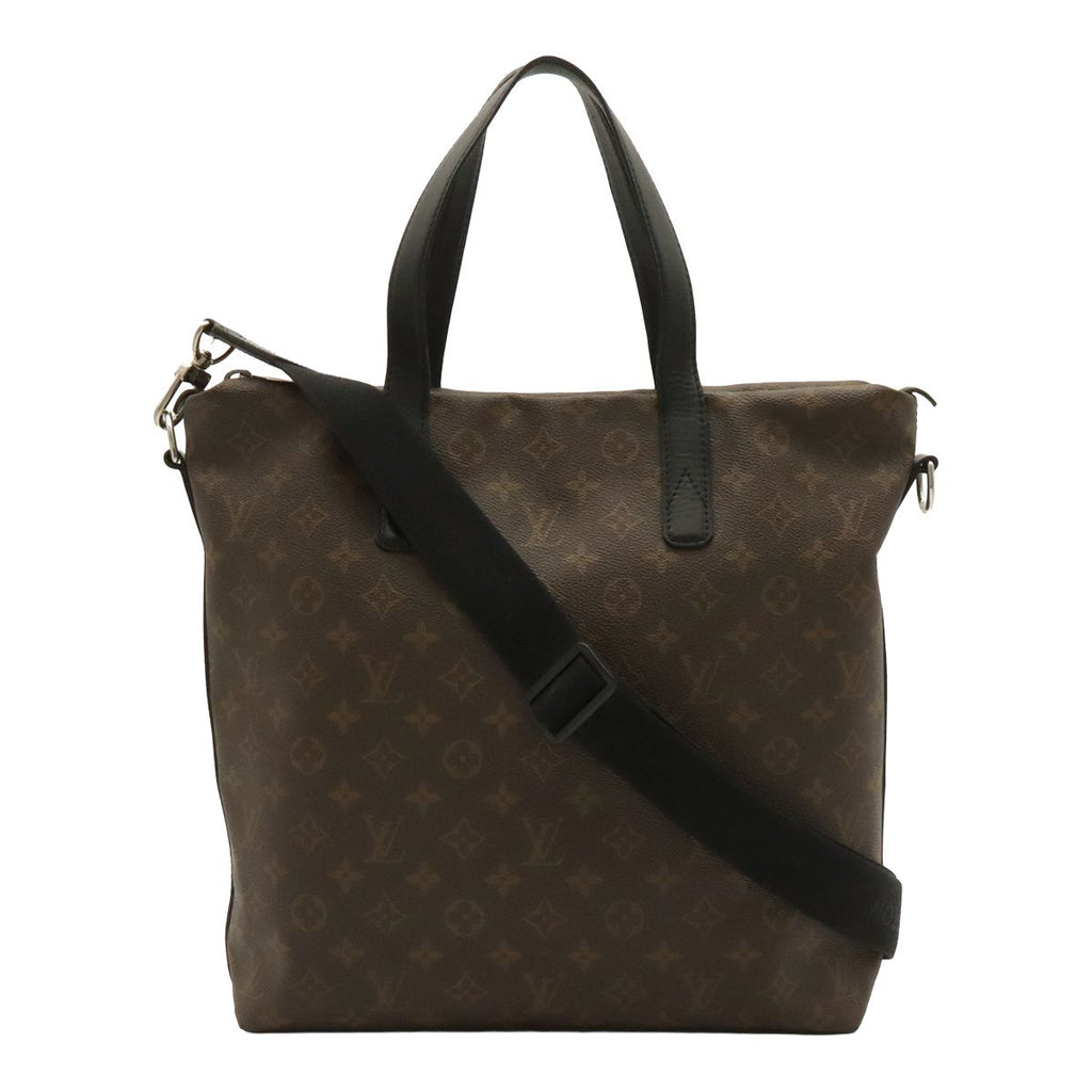 Louis Vuitton Monogram Macassar Kitan Tote 2-Way Shoulder Bag