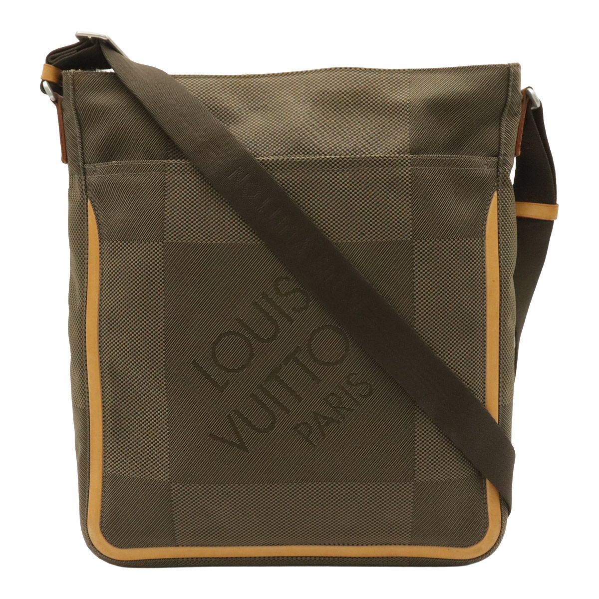 Louis Vuitton Damier Geant Companion Shoulder Bag Crossbody Tail Khaki