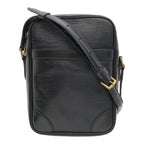 Louis Vuitton Epi Danube Shoulder Bag Pochette Crossbody Leather Noir Black