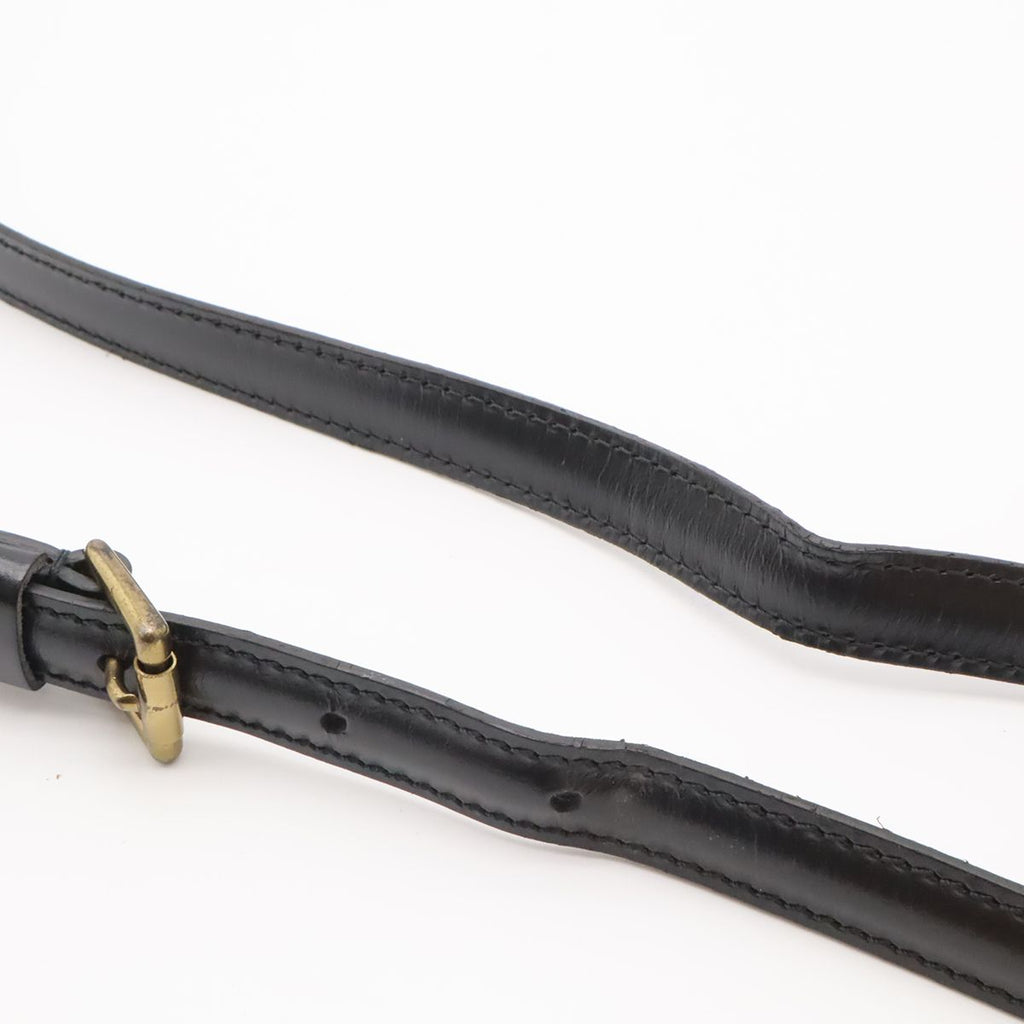 Louis Vuitton Epi Danube Shoulder Bag Pochette Crossbody Leather Noir Black — view 5