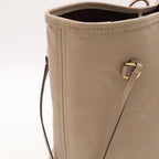 Louis Vuitton Monogram Empreinte Neverfull MM Tote Shoulder Bag Tourterelle — view 5