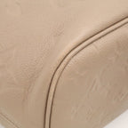Louis Vuitton Monogram Empreinte Neverfull MM Tote Shoulder Bag Tourterelle — view 3