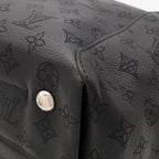 Louis Vuitton Monogram Mahina Hina MM Tote Shoulder Bag Leather Noir Black — view 3