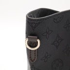 Louis Vuitton Monogram Mahina Hina MM Tote Shoulder Bag Leather Noir Black — view 7