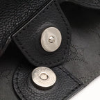 Louis Vuitton Monogram Mahina Hina MM Tote Shoulder Bag Leather Noir Black — view 5