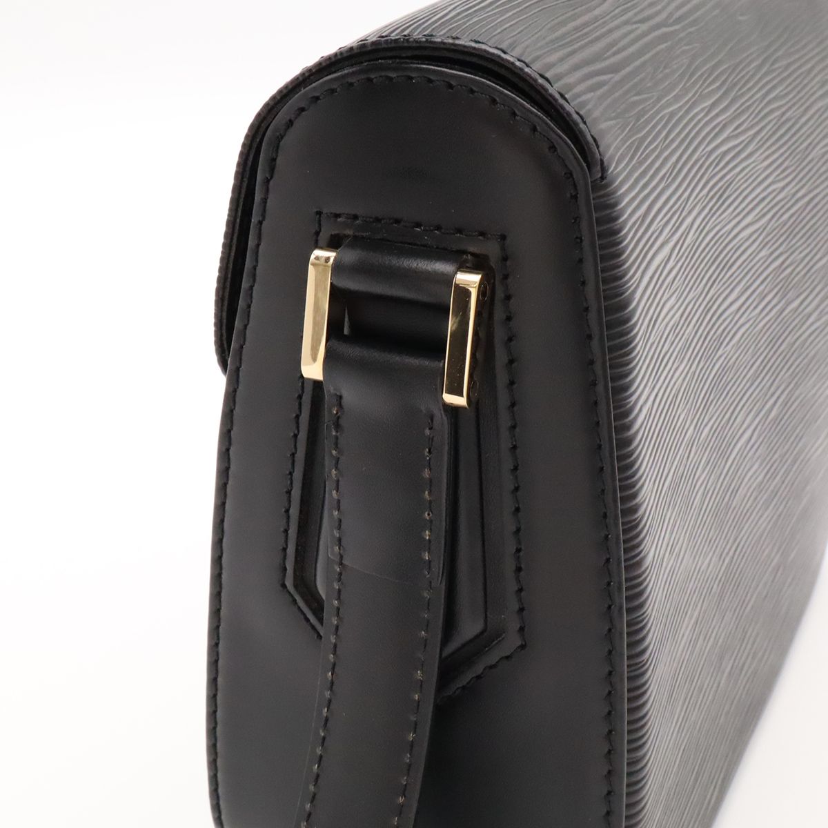 Louis Vuitton Epi Buci Shoulder Bag Noir Black — view 5