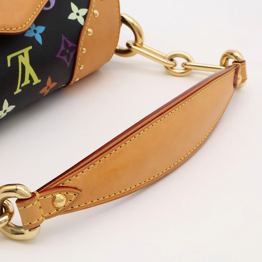 Louis Vuitton Monogram Multicolor Marilyn Chain Shoulder Bag Noir Black — view 4