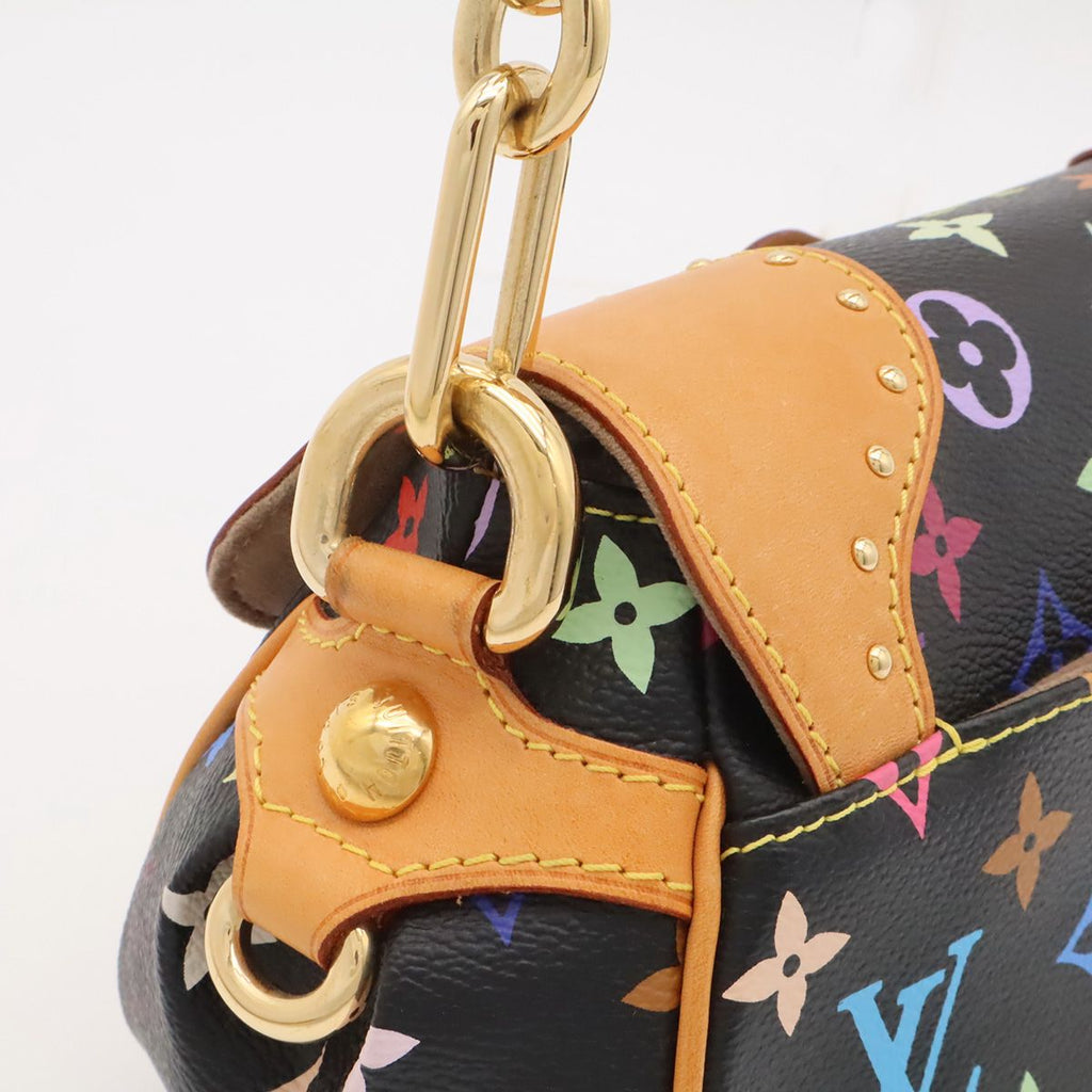 Louis Vuitton Monogram Multicolor Marilyn Chain Shoulder Bag Noir Black — view 7