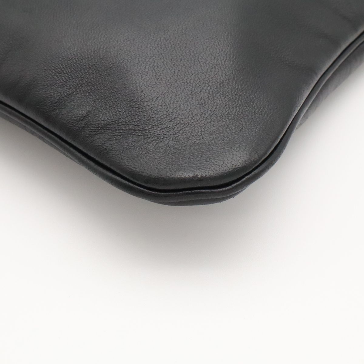 Hermes Sac Aline Mini Shoulder Bag Pochette Crossbody Veau Swift Black — view 3