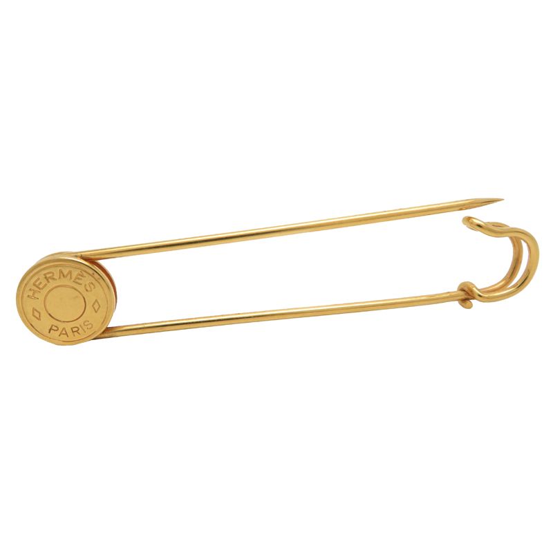 Hermes Brooch Sellier Pin — view 3