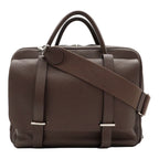 Hermes Steve Besace 35 Shoulder Bag Crossbody Taurillon Clemence Leather Brown