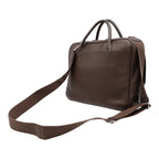 Hermes Steve Besace 35 Shoulder Bag Crossbody Taurillon Clemence Leather Brown — view 2