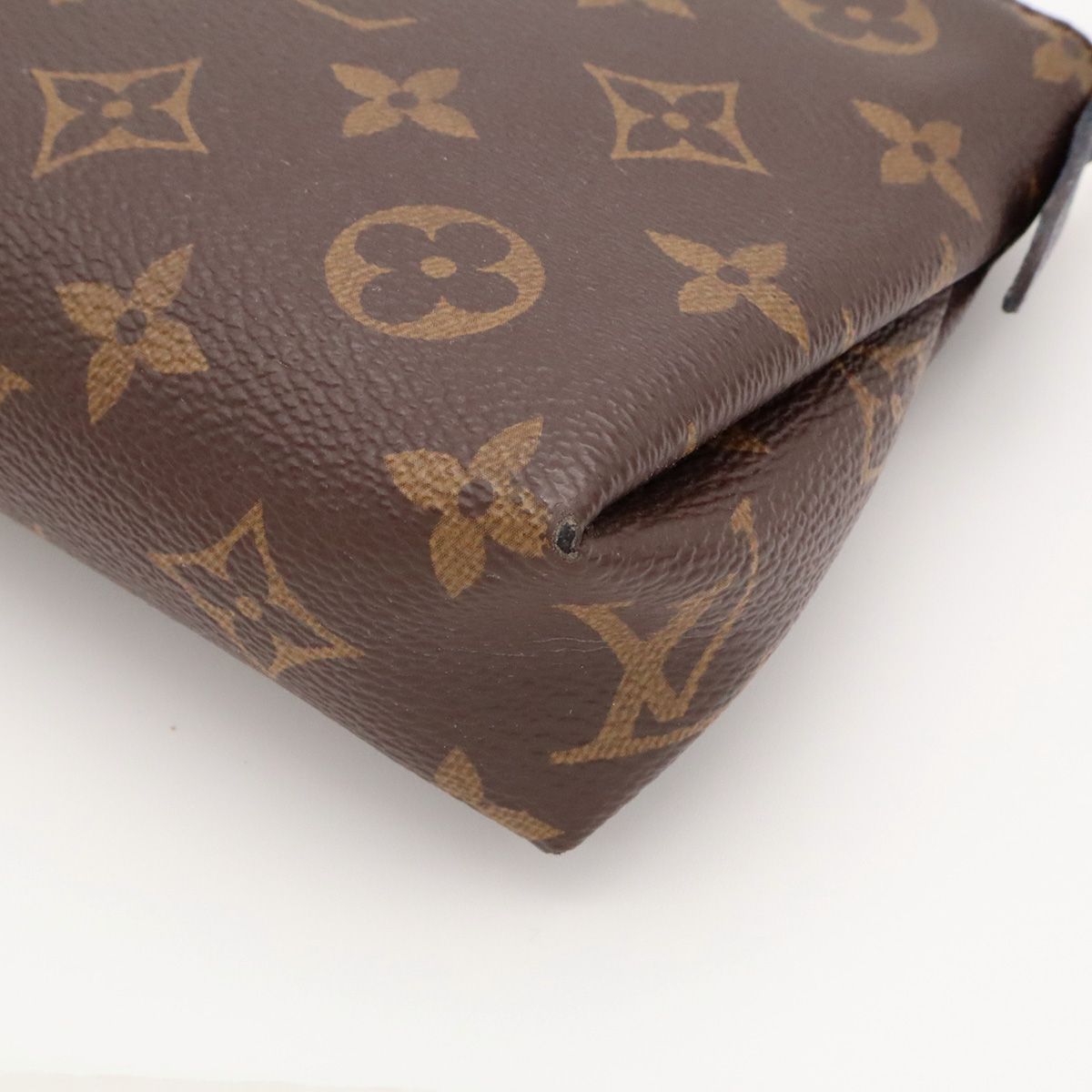 Louis Vuitton Monogram Pallas Clutch Shoulder Bag Chain 2-Way Blue Marine — view 3