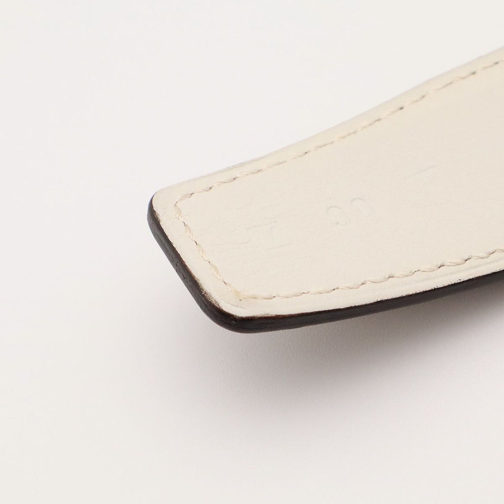 Hermes H Belt H Buckle Reversible Box Calf Veau Swift Etoupe Greige Off White — view 7