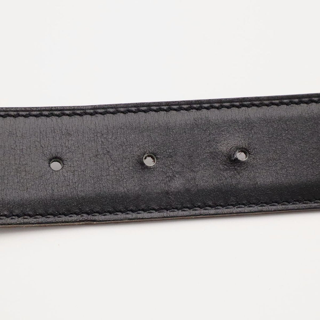 Hermes H Belt H Buckle Constance Reversible Togo Box Calf Brown Black Silver 80 — view 6