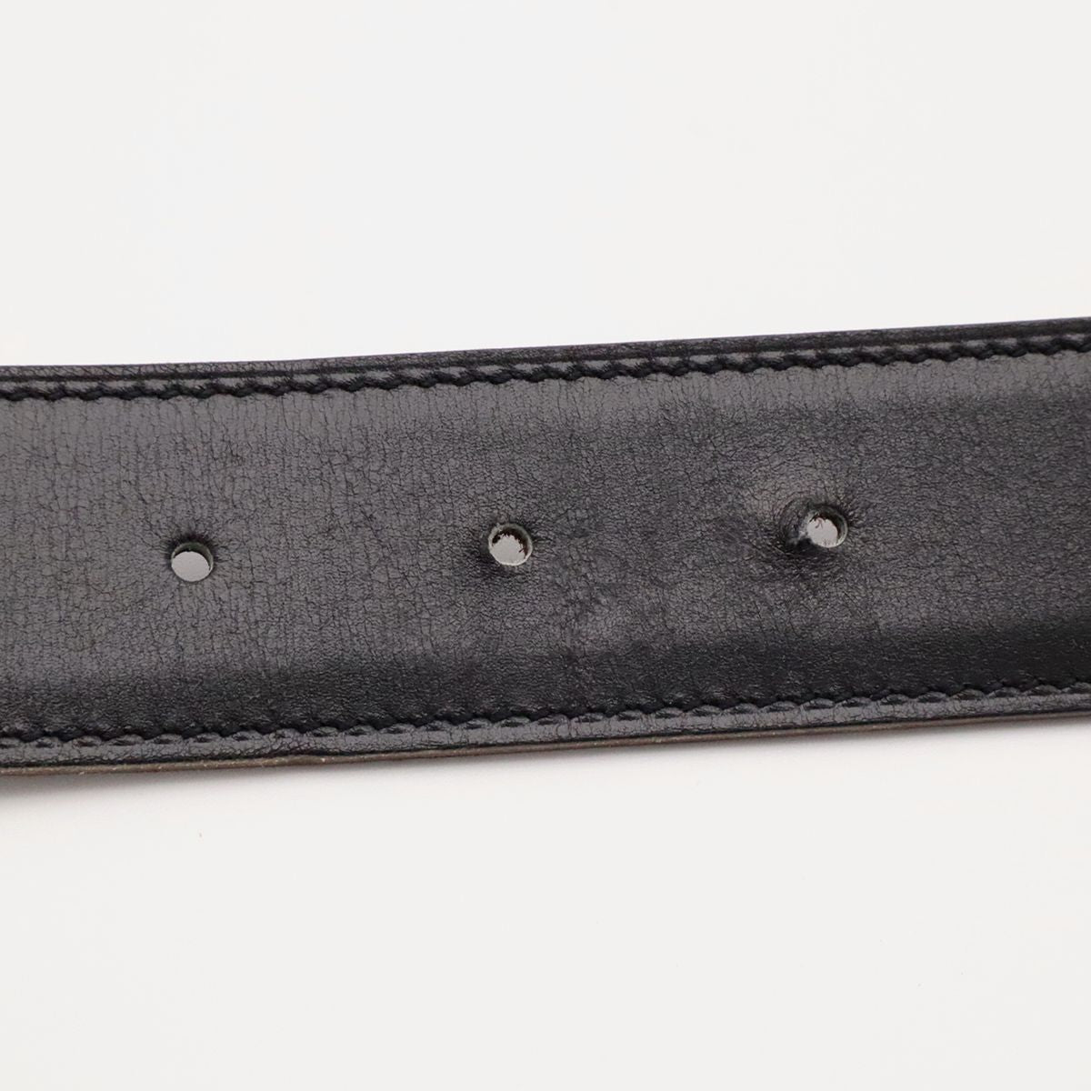 Hermes H Belt H Buckle Constance Reversible Togo Box Calf Brown Black Silver 80 — view 6