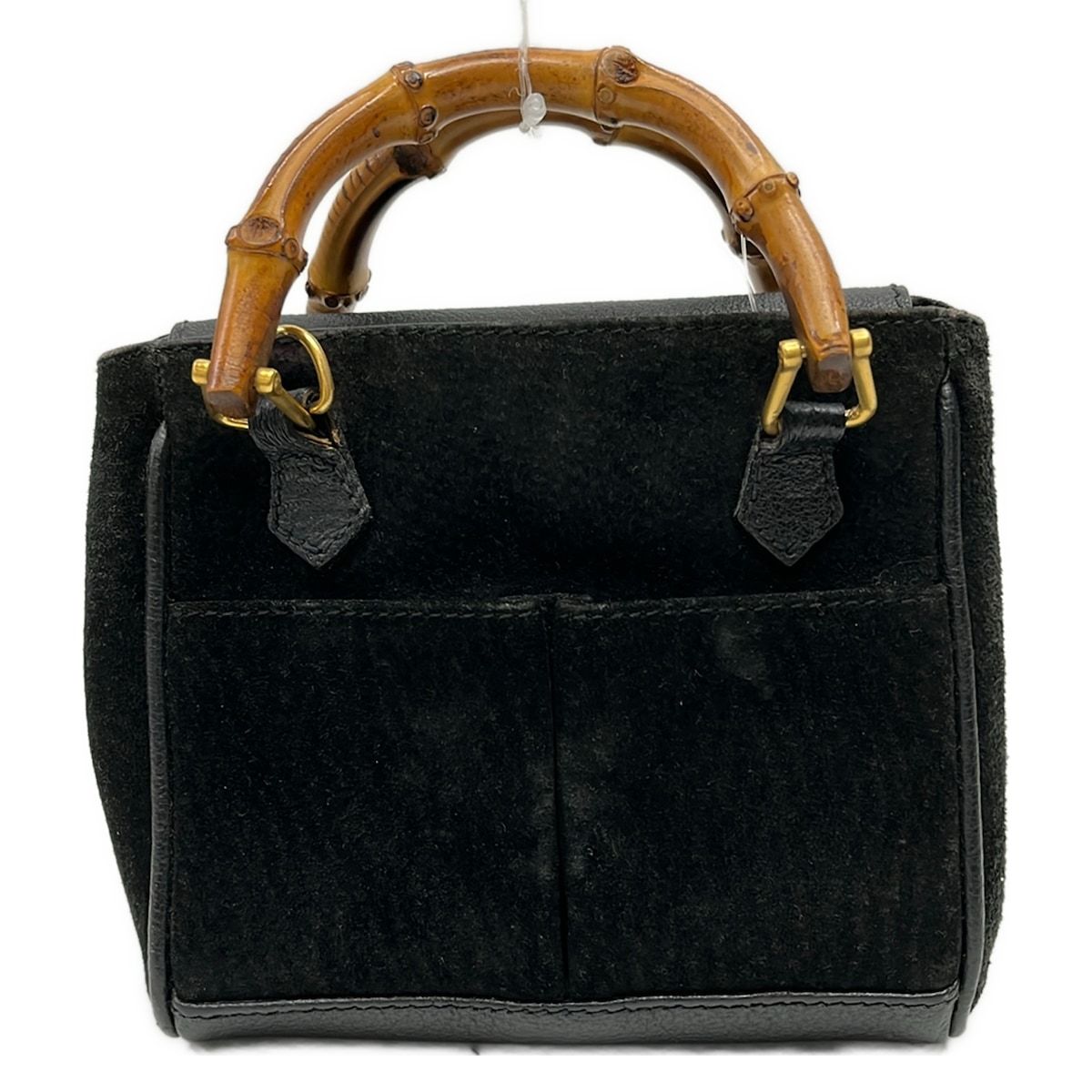Gucci Bamboo Black Light Brown Mini Bag