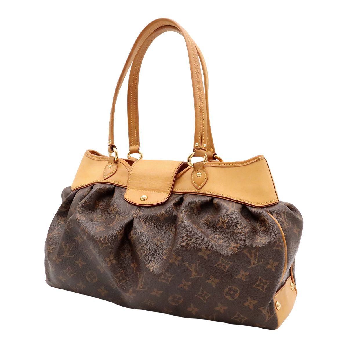 Louis Vuitton Monogram Boetie MM Tote Bag Shoulder Turnlock — view 2