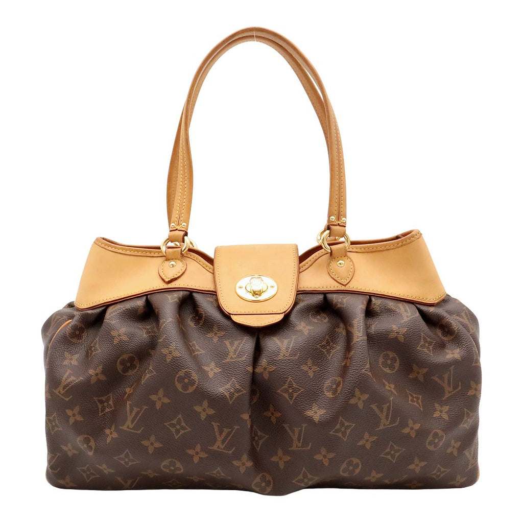 Louis Vuitton Monogram Boetie MM Tote Bag Shoulder Turnlock